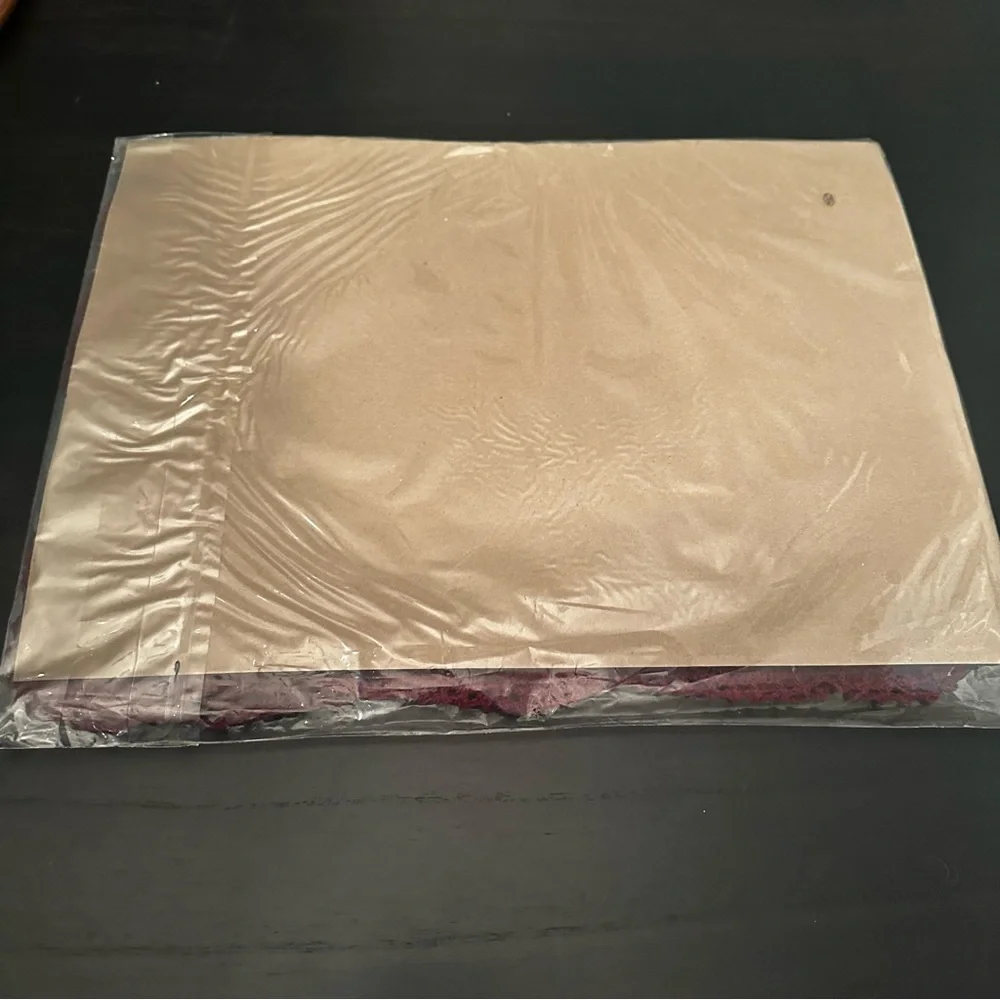 Vintage Keeco Placemats And Napkins Wine Burgundy Set Of 2 SEALED